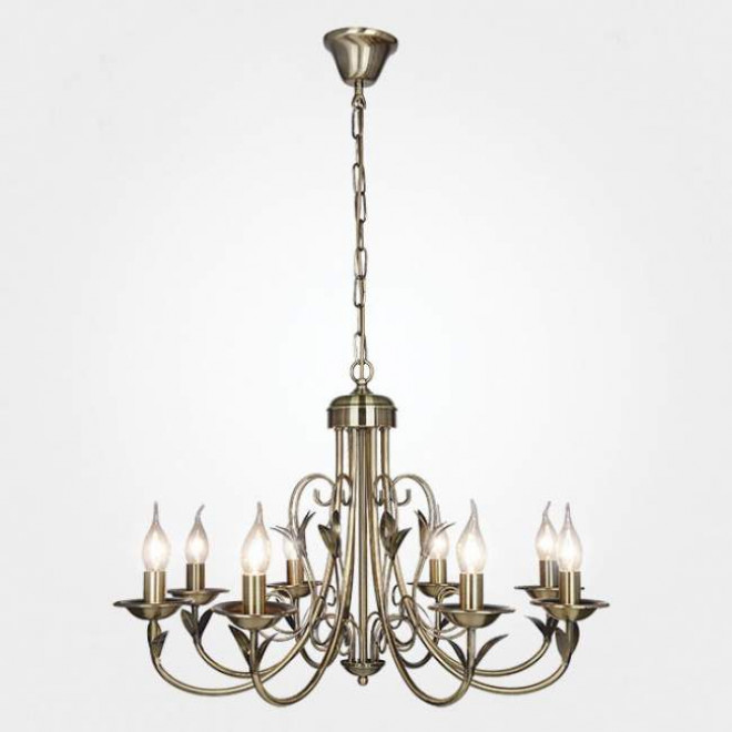 Подвесная люстра Eurosvet Афина 60050/8 античная бронза Подвесная люстра Eurosvet Афина 60050/8 античная бронза