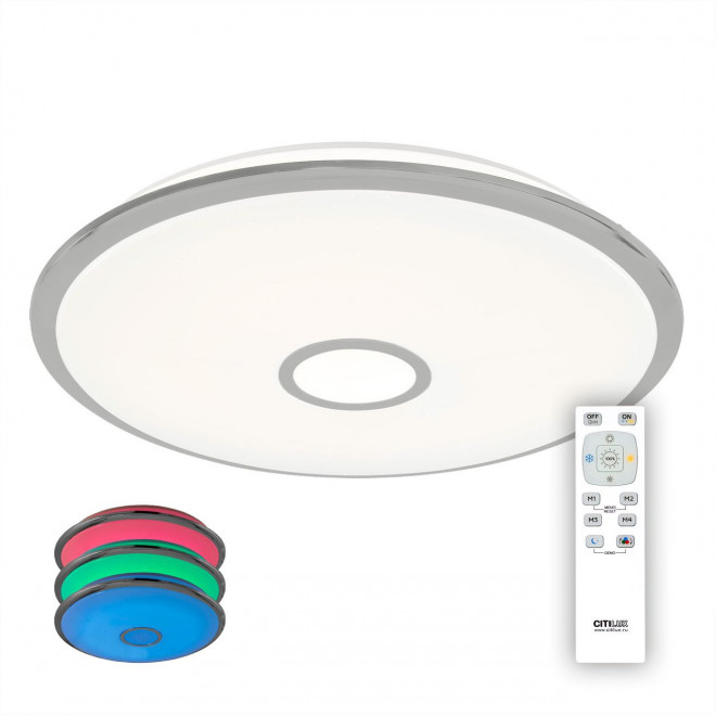 Потолочный светодиодный светильник Citilux СтарЛайт CL703100mRB Потолочный светодиодный светильник Citilux СтарЛайт CL703100mRB