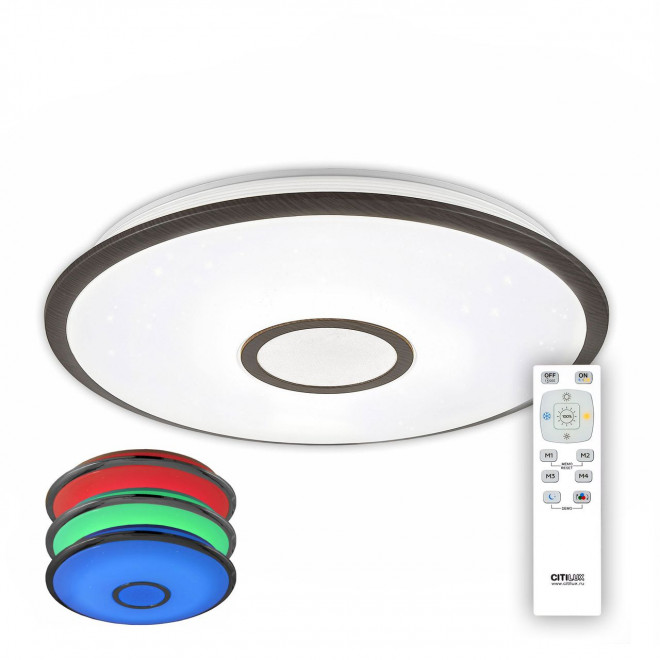 Потолочный светодиодный светильник Citilux СтарЛайт CL70365RGB Потолочный светодиодный светильник Citilux СтарЛайт CL70365RGB