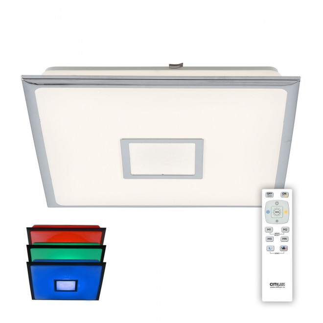 Потолочный светодиодный светильник Citilux СтарЛайт CL703K80RGB Потолочный светодиодный светильник Citilux СтарЛайт CL703K80RGB