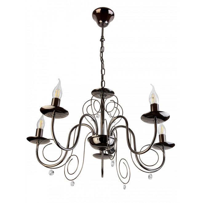 Подвесная люстра Toplight Sylvia TL6040D-05BC Подвесная люстра Toplight Sylvia TL6040D-05BC