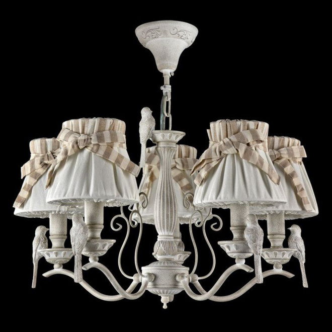 Подвесная люстра Maytoni Bird ARM013-05-W Подвесная люстра Maytoni Bird ARM013-05-W