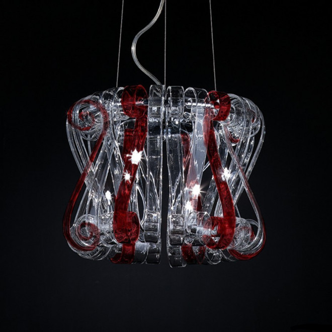 Подвесная люстра Citilux Volution Rosso EL326P09.2 Подвесная люстра Citilux Volution Rosso EL326P09.2