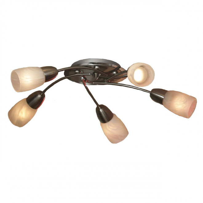 Потолочная люстра Lussole Cevedale GRLSQ-6907-05 Потолочная люстра Lussole Cevedale GRLSQ-6907-05