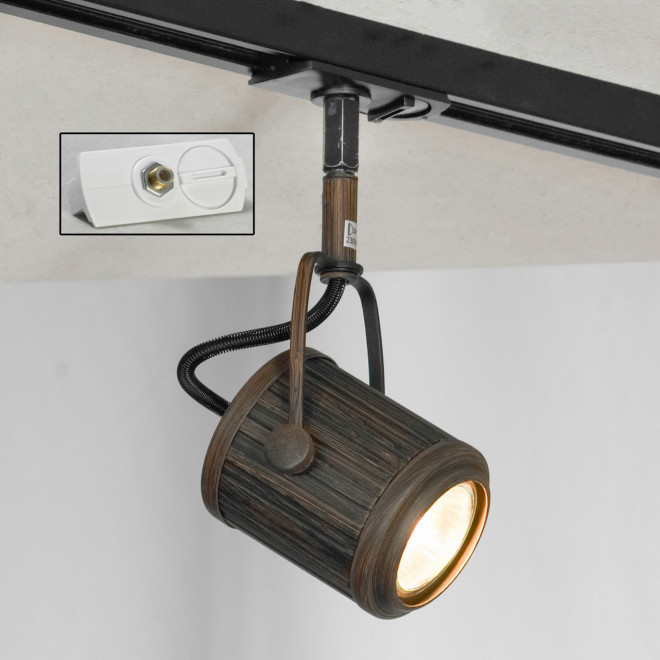 Трековый светильник однофазный Lussole LOFT Track Lights LSP-9131-TAW Трековый светильник однофазный Lussole LOFT Track Lights LSP-9131-TAW