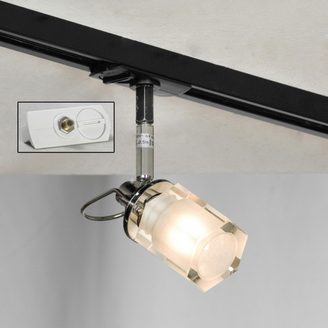 Трековый светильник однофазный Lussole Track Lights LSL-7901-01-TAW Трековый светильник однофазный Lussole Track Lights LSL-7901-01-TAW