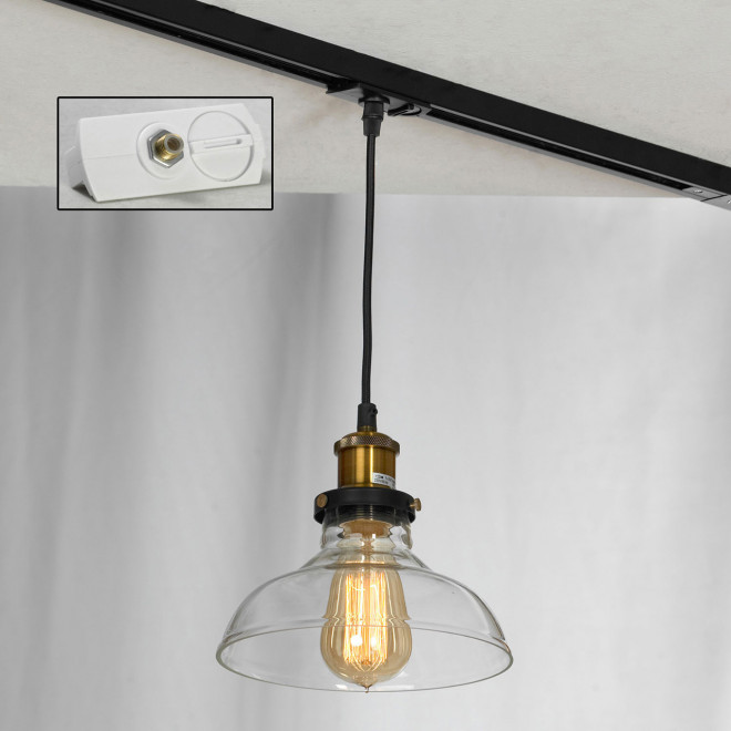 Трековый светильник однофазный Lussole LOFT Track Lights LSP-9606-TAW Трековый светильник однофазный Lussole LOFT Track Lights LSP-9606-TAW